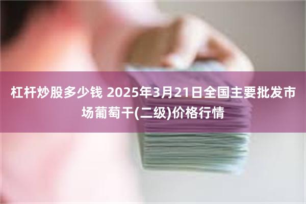杠杆炒股多少钱 2025年3月21日全国主要批发市场葡萄干(二级)价格行情